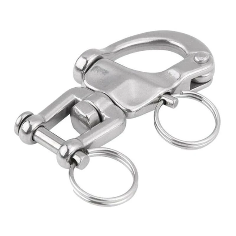 

Marine Hook Spring Shackle with Quick Locking Mechanism for Secure