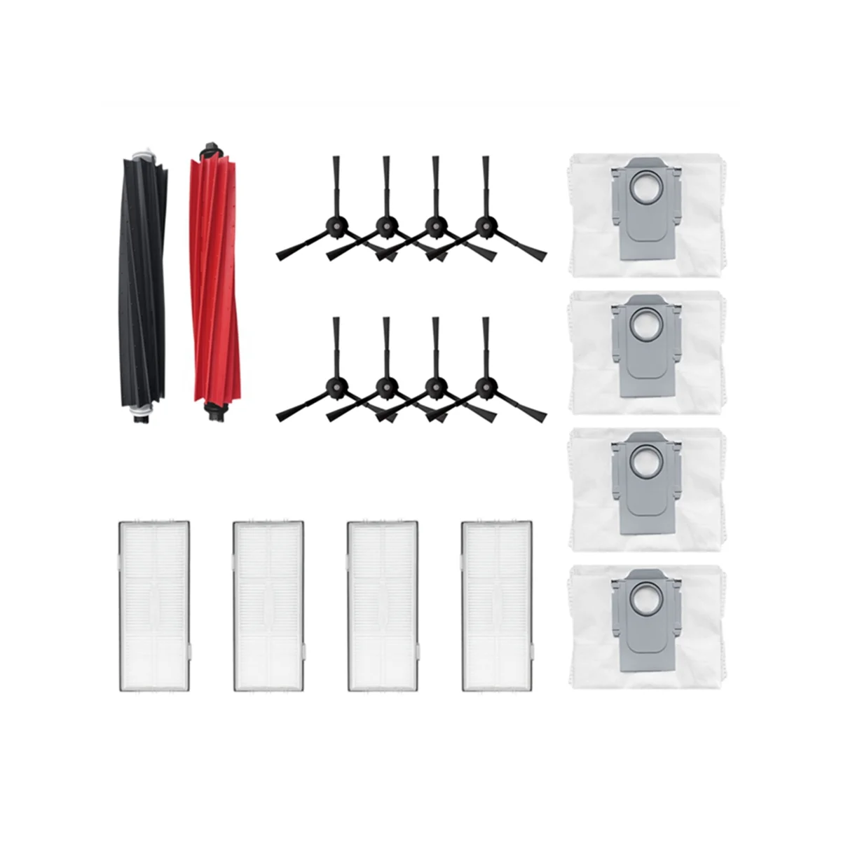 For S8 Pro Ultra S8 S8+ Accessories Main Side Brush Filter Dust Bags Robot Vacuum Cleaner Spare Parts