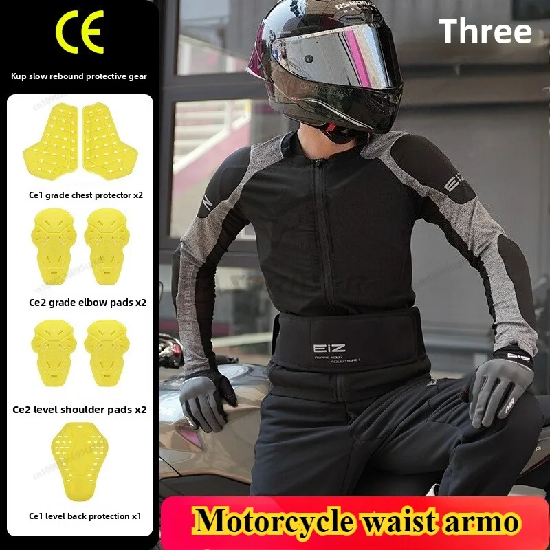 Summer Motorcycle Jacket Full Body Armor Protection Jackets Motocross Racing Clothing Moto Riding Protectors CE Certification