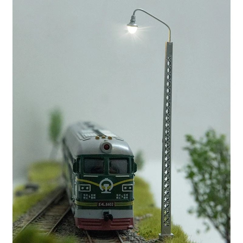 1: 87 Lamps Model Railway Lights Lattice Mast Light Layout Model Garden Layout Model