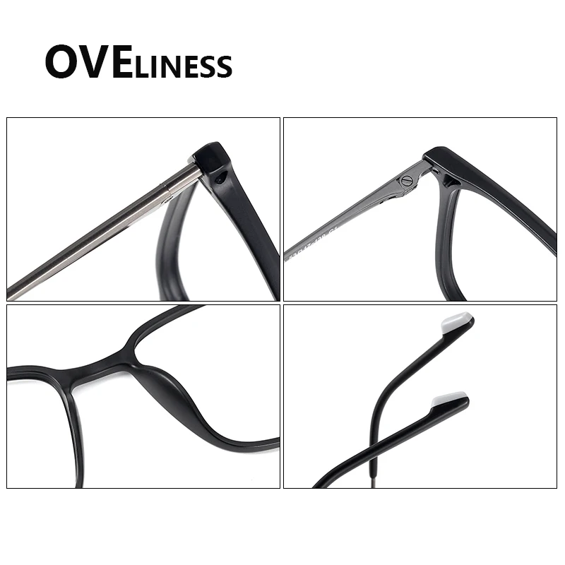 2025 Ultralight Comfortable Men's and Women's Glasses Frame for men Plastic Titanium eyeglasses Frames spectacles full eyewear - Image 4