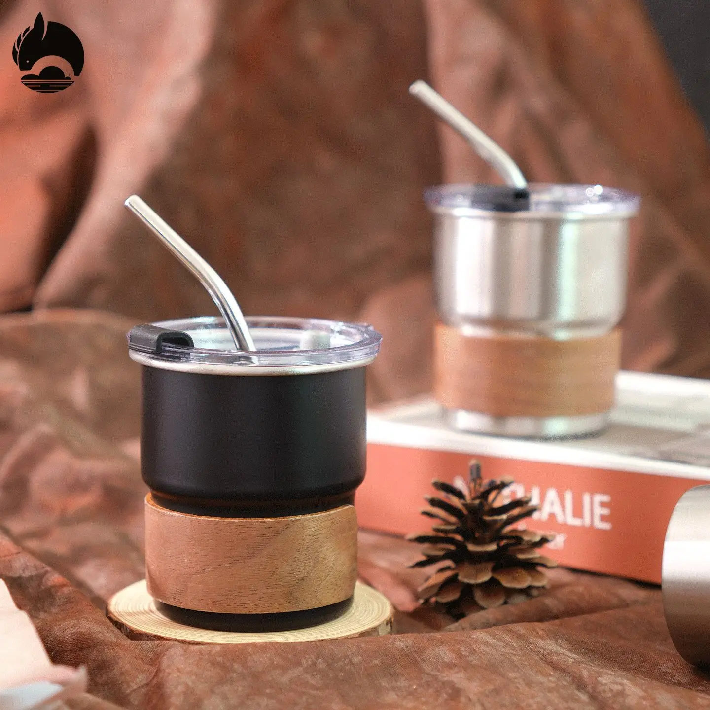 Customizable 304 Stainless Steel Coffee Mug, Outdoor Camping Coffee Mug, Water Cup, Summer & Winter Drinking Ware, Gift