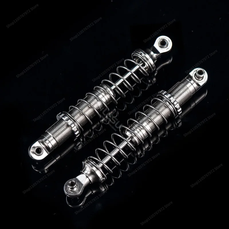 For 1/10 Simulation TRX-4 Remote Control Model Car Oil Pressure Shock Absorber 80/90mm Adjustable Stainless Steel Radium Speed