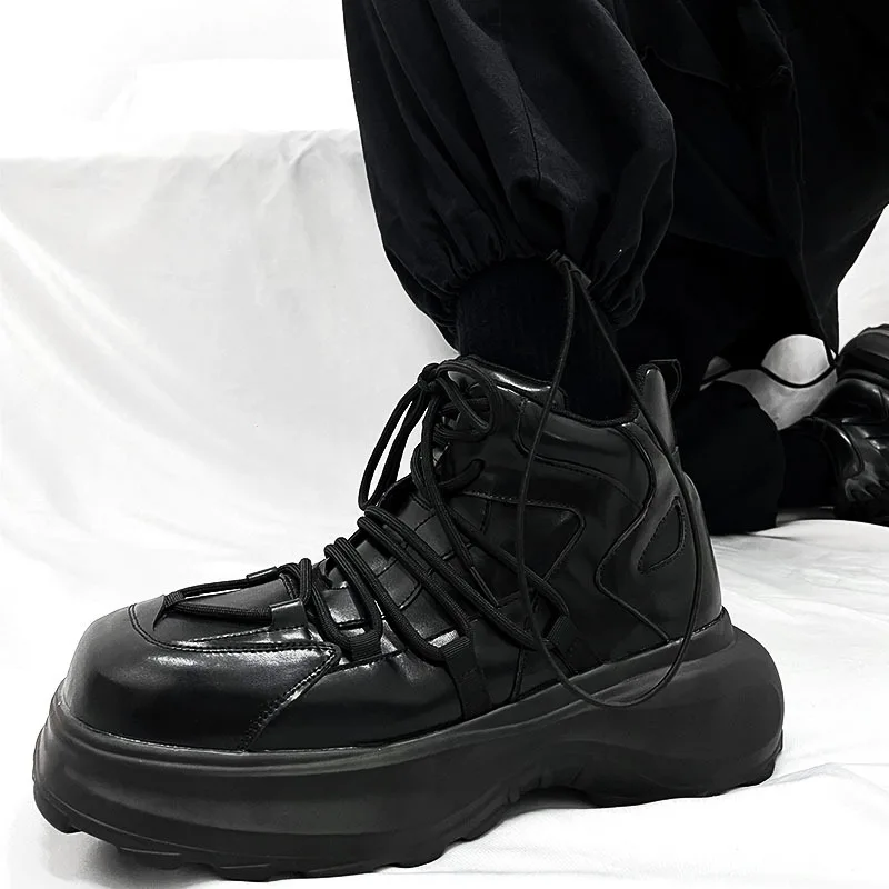 

Shoes Sneaker Round Breathable Pu 8090 Film Skin Non Slip Men's Boots Do Not Post In This Category Obsolete Safety Boots Man New