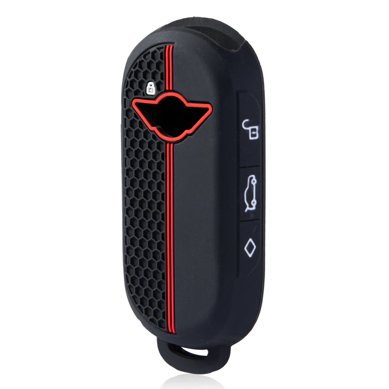 Silicone Car Fob Key Case Cover Protector For Bmw Mini Countryman Cooper One J01 J05 U25 F65 F66 2023 2024 Remote Accessories view 3