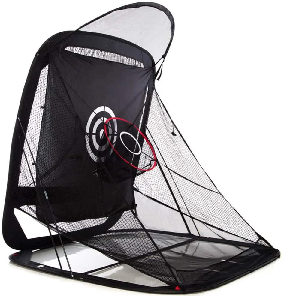 Amrta Durable Golf Practice Net 3m*2m Steel/Glass Fiber/Polyester Material Indoor/Outdoor Swing Training Hitting Chipping Cage