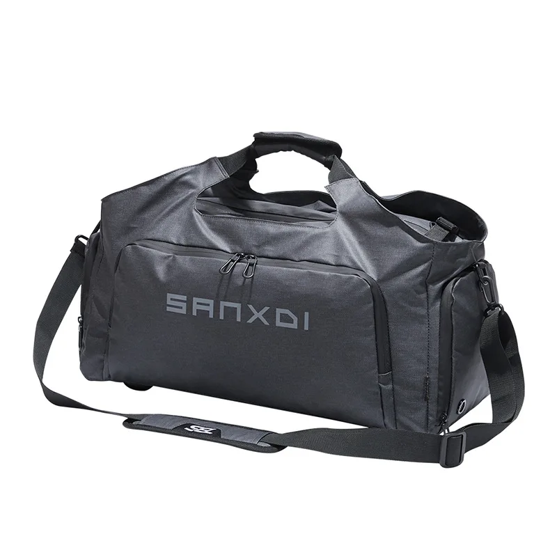 Dry Wet Separation Large Capacity Sports Gym Crossbody Bag,Scratch Resistant Water Repellent Training Luggage for Outdoor Travel