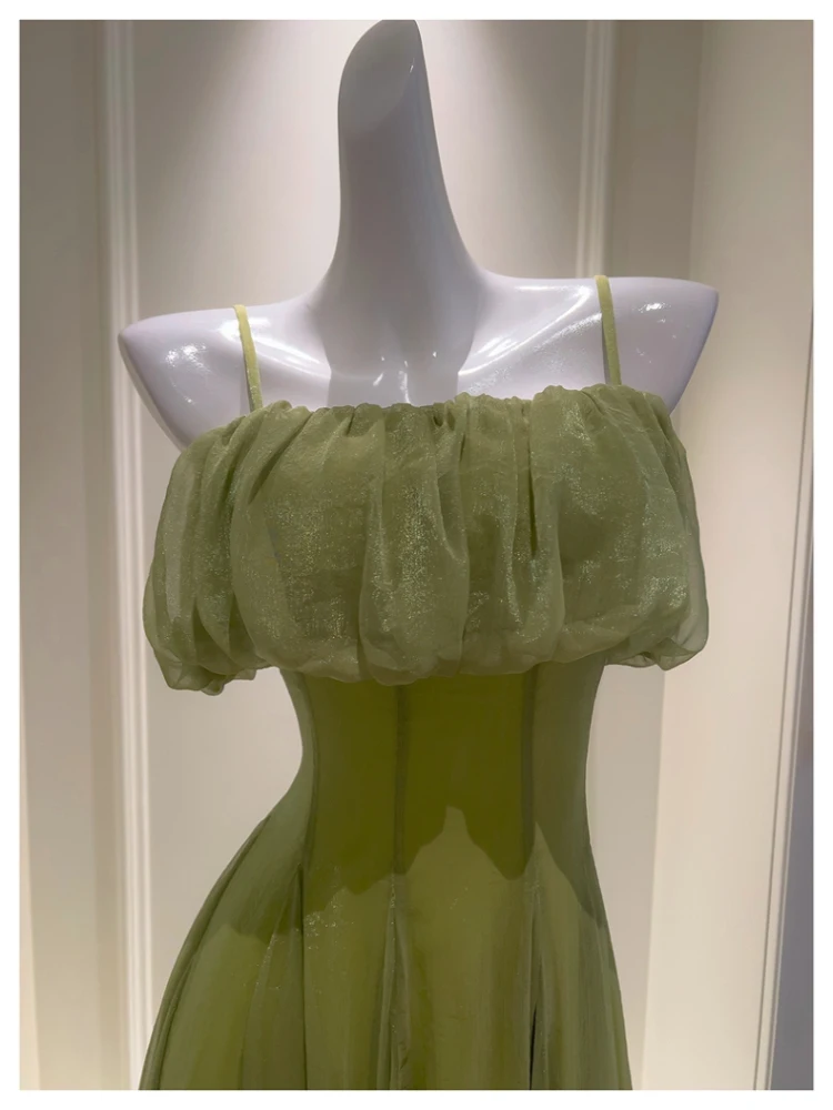 Ele مخصص الزفاف Maidslong Sundrenn Offoulder السباغيتي حزام منتجع الملابس عالية Faion مصممة ثوب