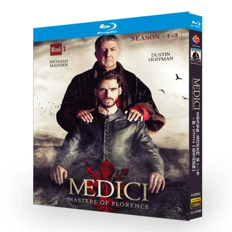 Medici: Masters of Florence Season 1-3  Blu-ray Disc