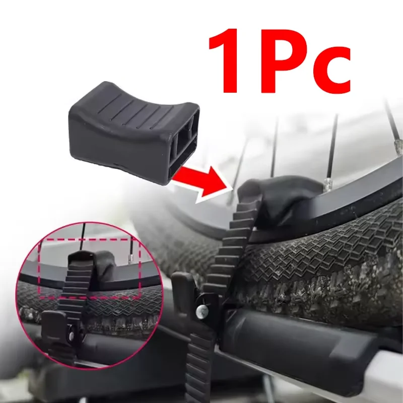 Roof Rack Bike Wheel Adapter Straps with Cushion Bicycle Frame Steel Ring Protection Pad for Thule 599 598 591 568 564 561 532