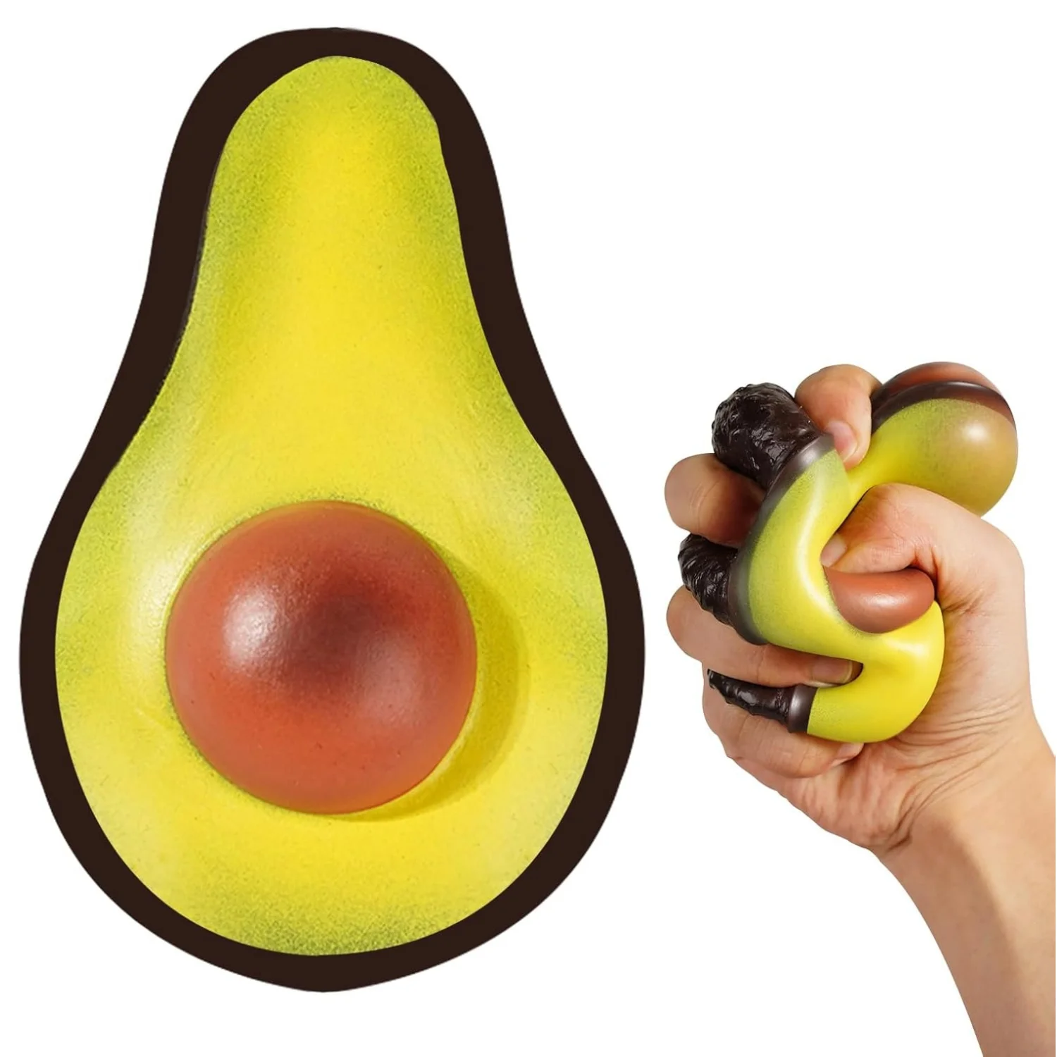 Zabawka sensoryczna Awokado dla dzieci i dorosłych, piłeczki antystresowe, idealne gniotki dla osób z autyzmem i do redukcji stresu.