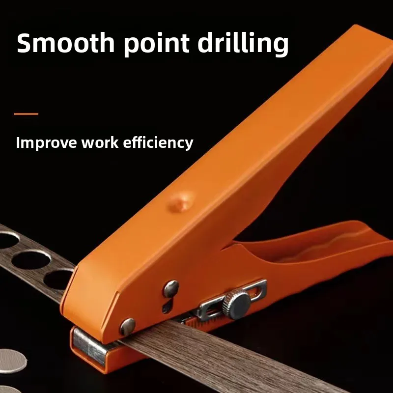 Manual Edge Banding Puncher, Round Hole Cutter for Ecological Board, Conceals Nail Holes, Practical Woodworking Tool