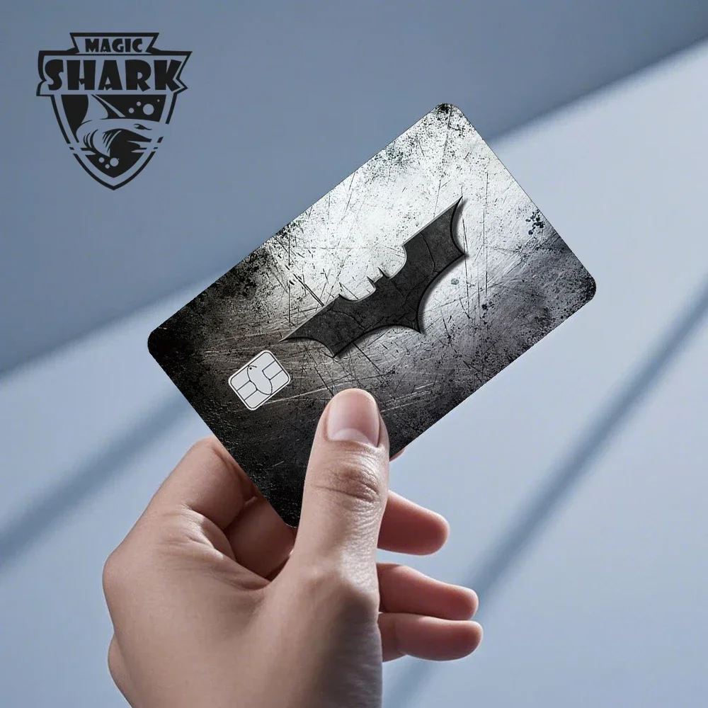 Magic Shark Bat Skull Graffiti Tiger PVC Soft Sticker Film Skin Cover für Debit Credit Card Waterproof
