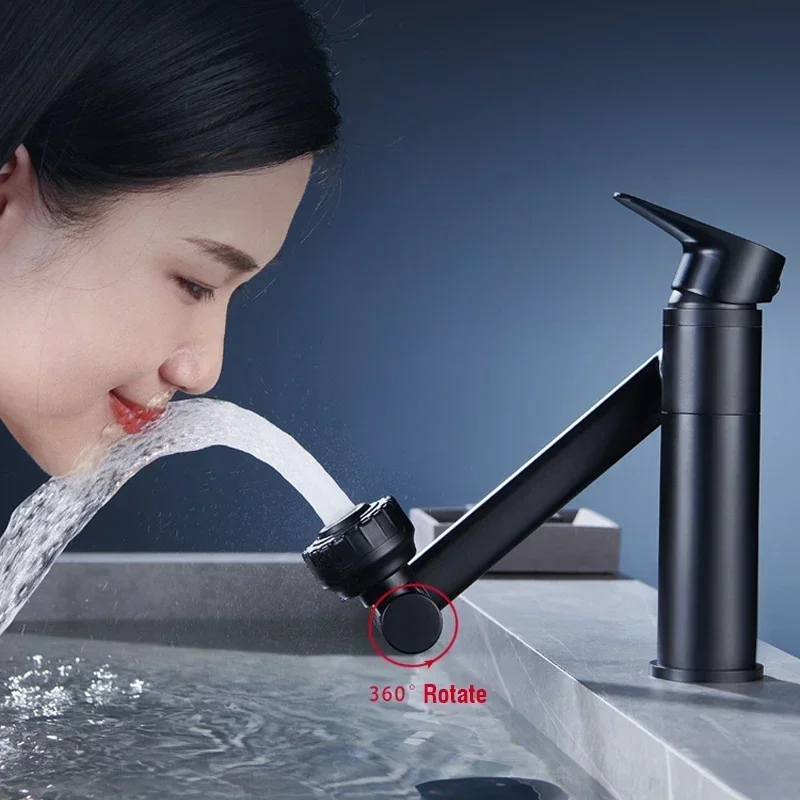 1080 درجة قطب بالوعة الحمام خلاط سطح الخيالة وظيفة مزدوجة سبلاش برهان مياه الحنفية دش مهوية مجموعة حوض المنزل صنبور