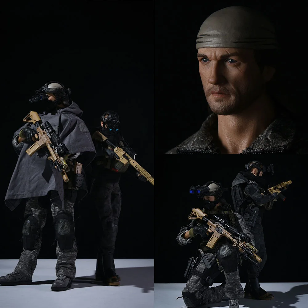 Cbi X Easy&Simple Es 27005 1/6 Men Soldier Task Force 58 Po1 Brad Soldier Military Operation Model 12'' Action Figure Body