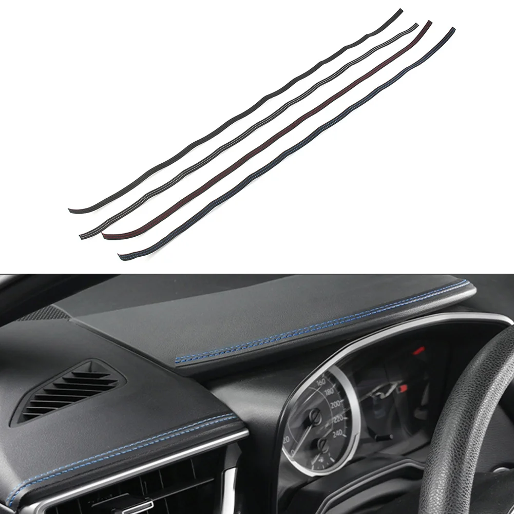 Car Moulding Trim PU Leather Braid Decorative Line Strip For Door Dashboard Car Interior DIY Strips For Benz Audi BMW Honda etc