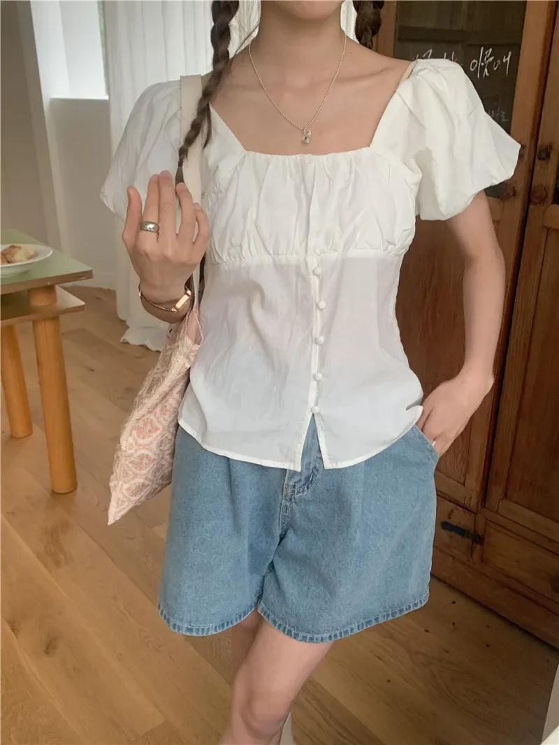 Summer Women Blouse Spring Shirt Female Woman Blouse Maxi Blusas Chiffon Casual Elegant Vintage Long Sleeve Oversize Loose White