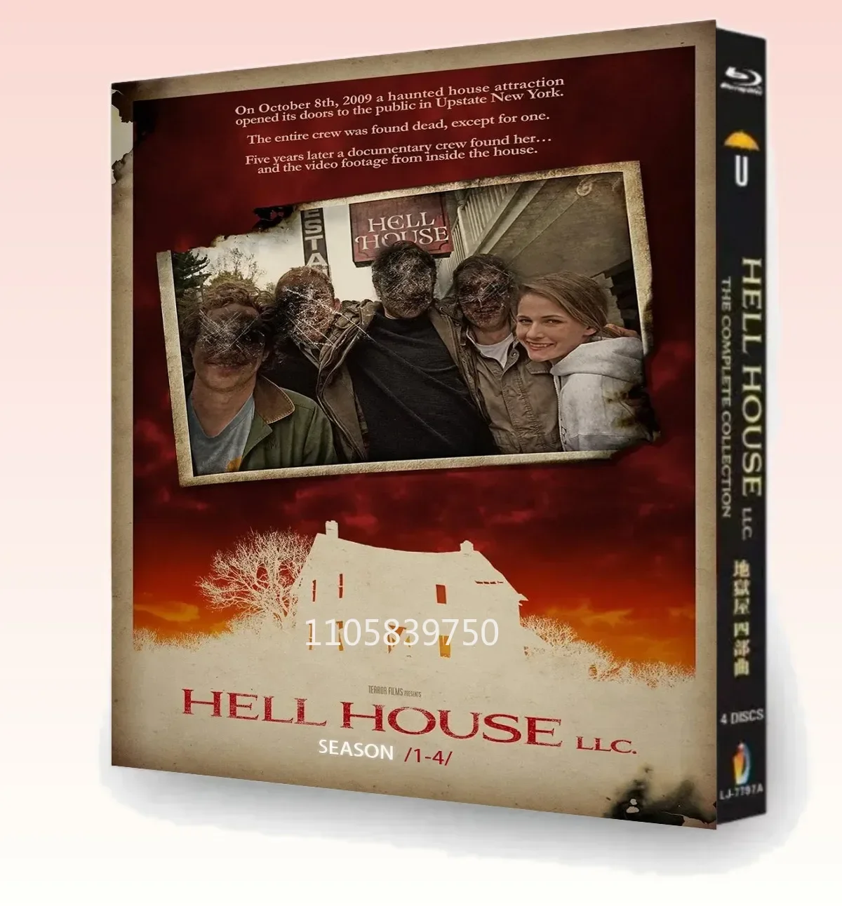 Hell House LLC 1-4 (2015-2023) Complete Series 4-Disc Blu-ray HD