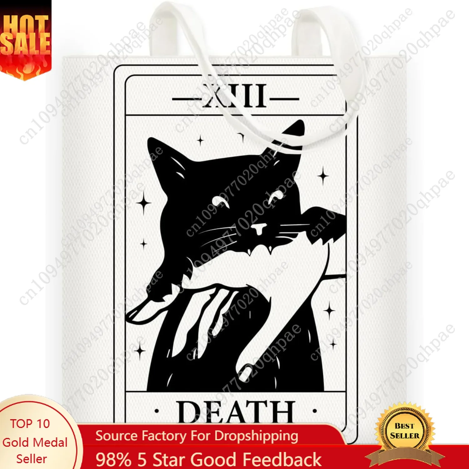 

Cute Halloween Tote Bag Gift for Women Girl Funny Spooky Fall Canvas Tote Bag Halloween Autumn Reusable Grocery Bags