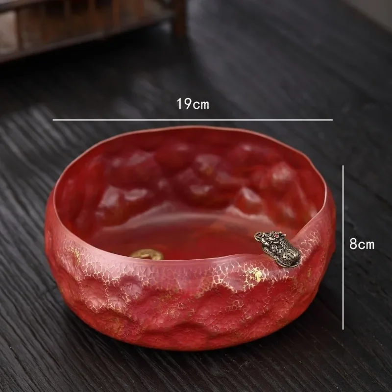 Copper Percussion Pibidi, Tea Wash, Retro Desktop Wash, Ashtray Large