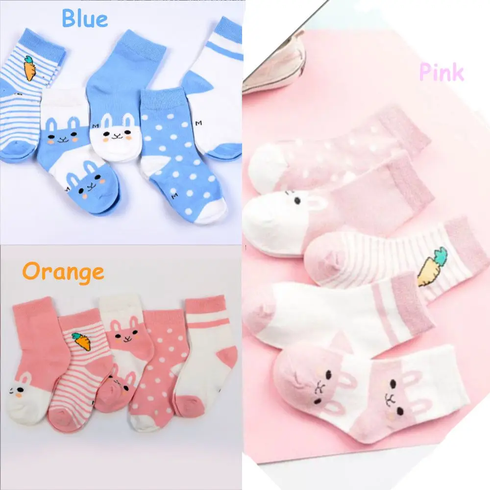 Keep warm Rabbit Pattern Cute Newborn baby Socks Cotton Boys and Girls Baby Short Socks