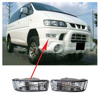 A Pair Car Front Bumper Lamp Foglamp For Mitsubishi Delica L400 PD8W PD5V PE6W 1998 Fog Light