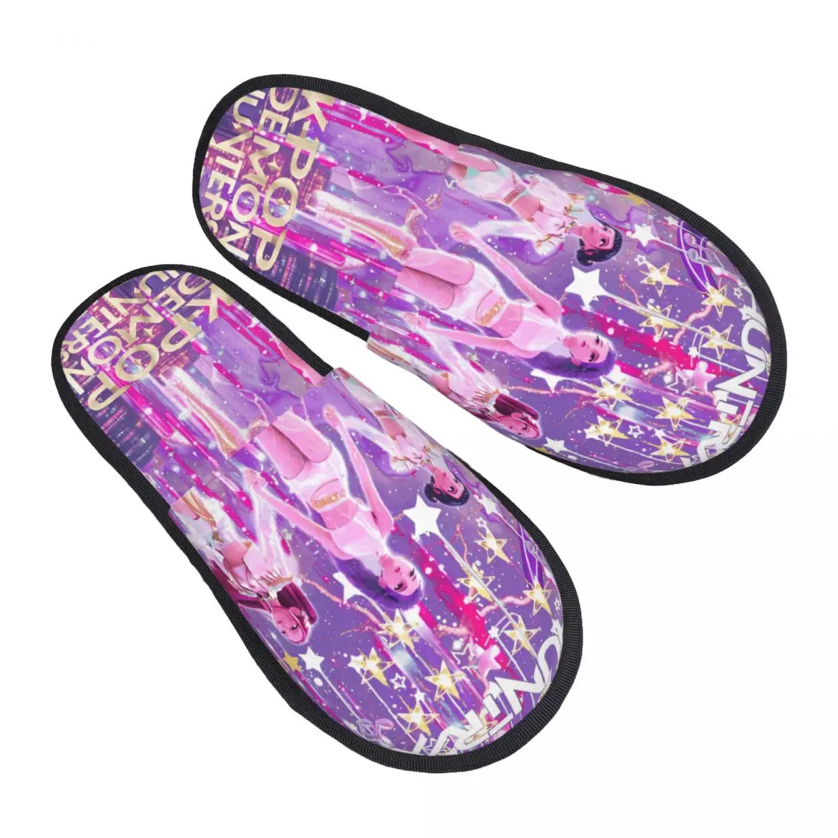 

KPop охотники на демонов, домашние тапочки, нескользящие мягкие домашние хлопковые меховые тапочки, шлепанцы для спальни