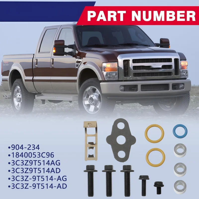 Gasket Mount Kit - Turbocharger Mounting Kit with Gaskets O-Rings
