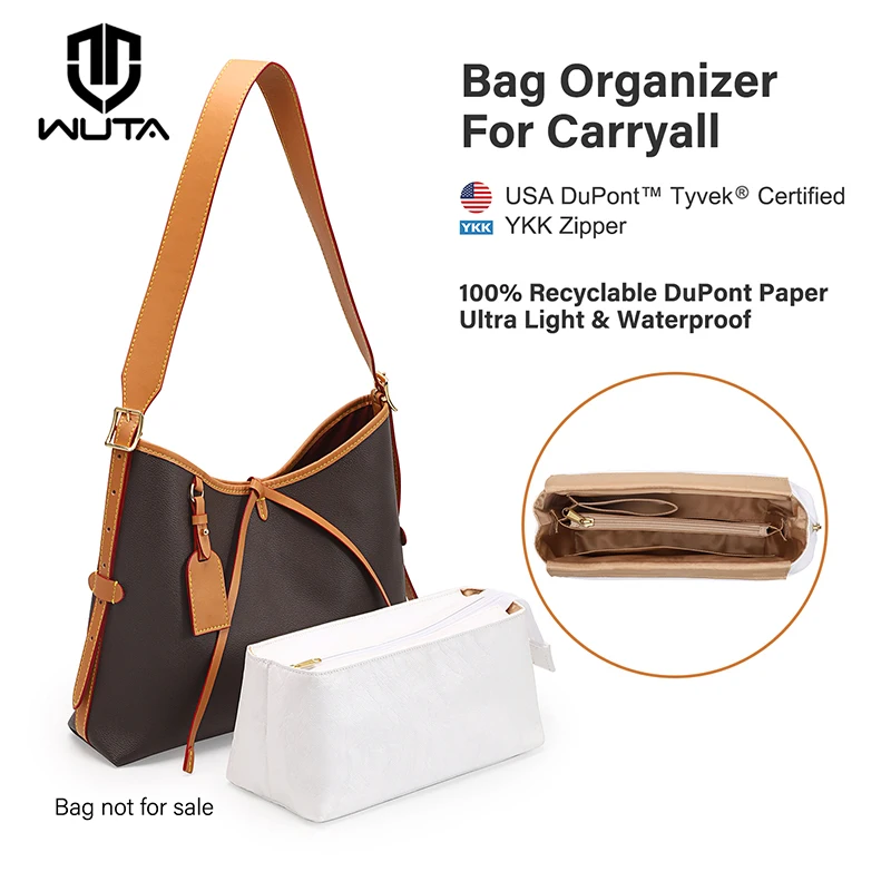 

WUTA Dupont Paper Inner Bag For LV Carryall Handbag Insert Storage Bags Liner Bag Support Shaper Bag Organizer