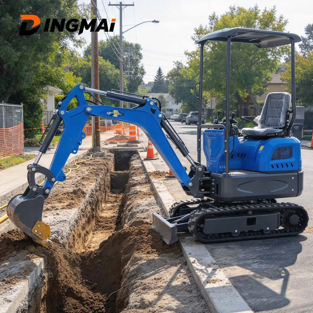 0.6 Ton Customizable Micro Excavator Hydraulic Mini Digger for Fits Elevator Townhouse Villa Water Pipe Trench Digging Work