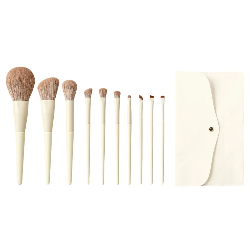 5/7/10/12 pezzi pennelli per trucco con fondotinta fard ombretto contorno pennello in polvere, kit pennelli per trucco, pennello per trucco professionale