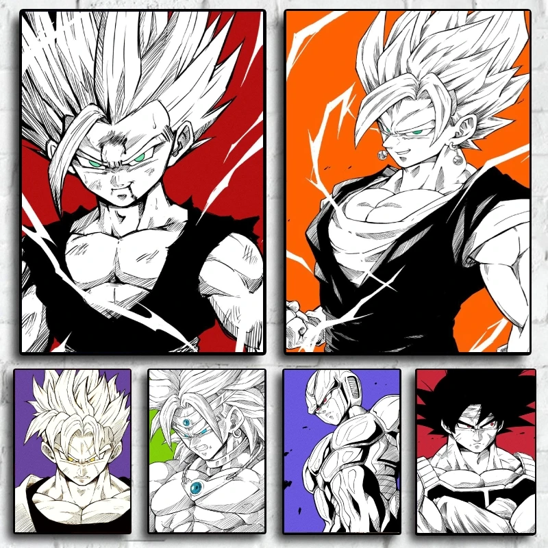 

Posters and Prints Dragon Ball Classic Decor Gift Picture Print Wall High Quality Art Children's Bedroom Decor Hanging Room Home