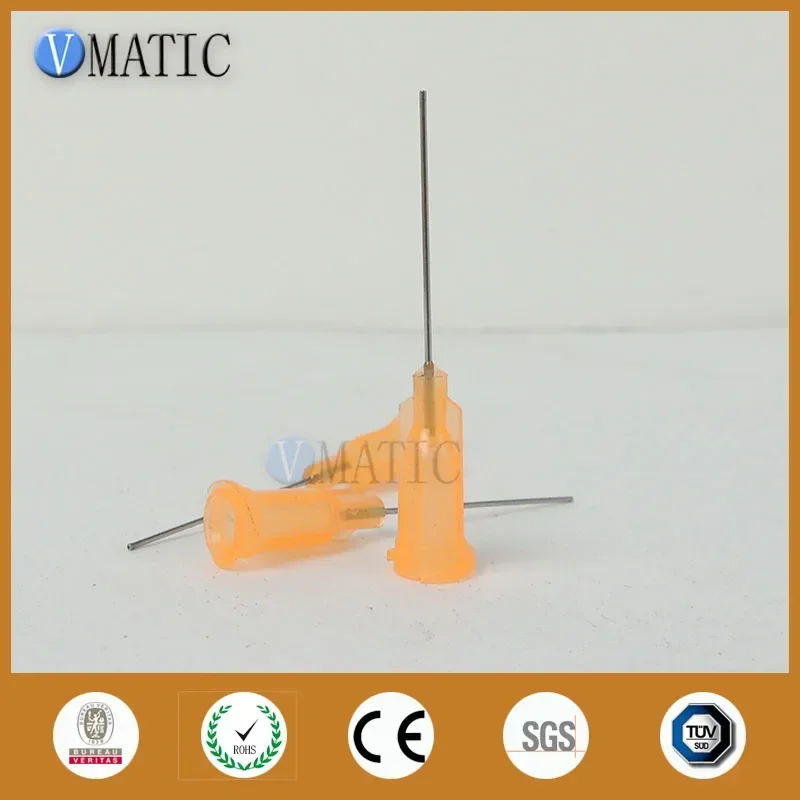 Free Shipping 1'' 23G Dispensing Needles Tips 100Pcs 1 Inch Length Dispense Needle