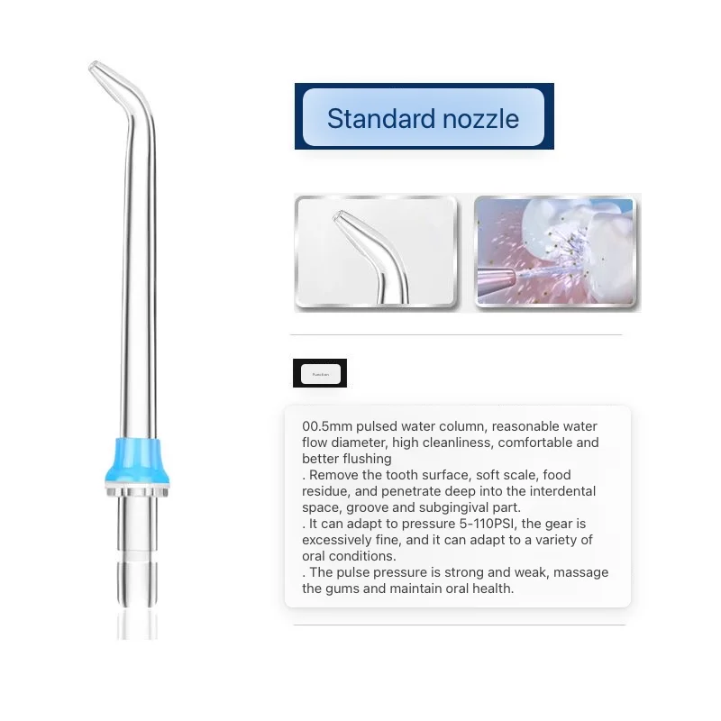 فوهات بديلة لـ Oclean W10 جهاز تنظيف الأسنان بالماء الكهربائي عن طريق الفم فوهات الري نصائح الرؤوس