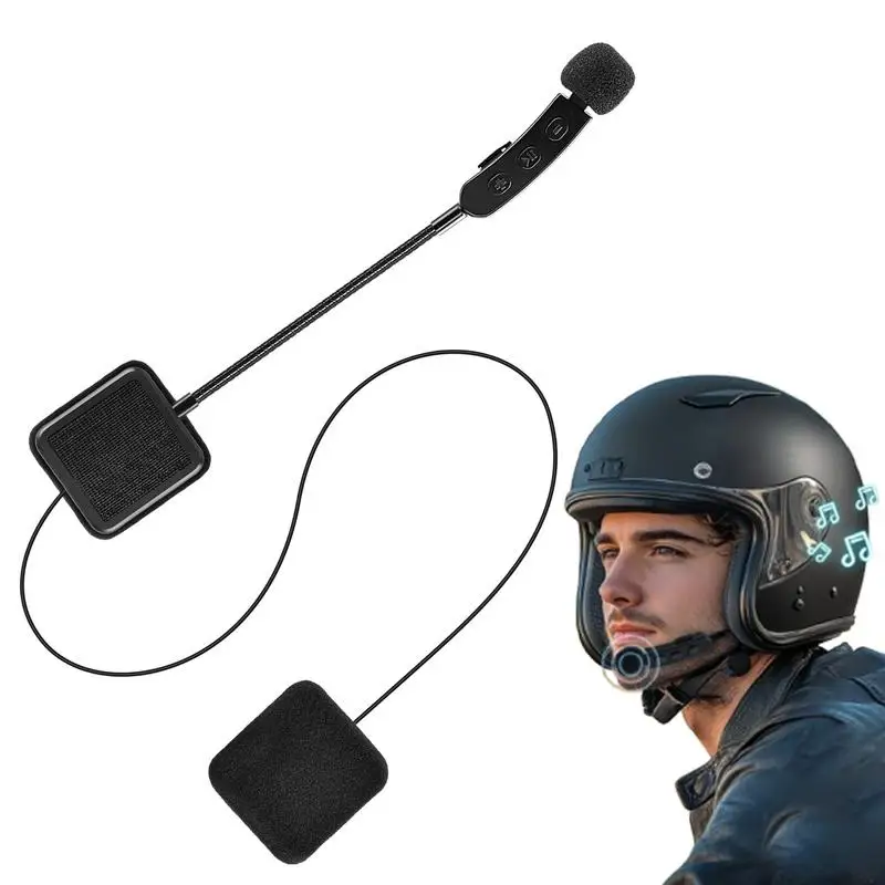 Helmets Wireless Headphones Motorcycle Helmets Intercom V5.3 Speaker Ultra-Thin Moto Headphones V5.3 Intercom Speakers Noise