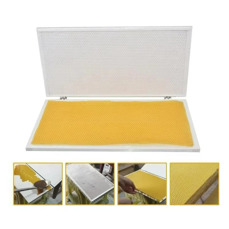 Hand Press Nest Base Machine Silicone Mold Metal Backboard No Mold Release Agent Bee Like Bee Beekeeping Tool