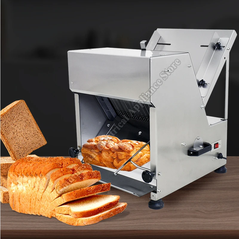 

Bread Slicer Commercial Full-automatic Stainless Steel Multifunctional Square Toast Cutting And Slicing Machine