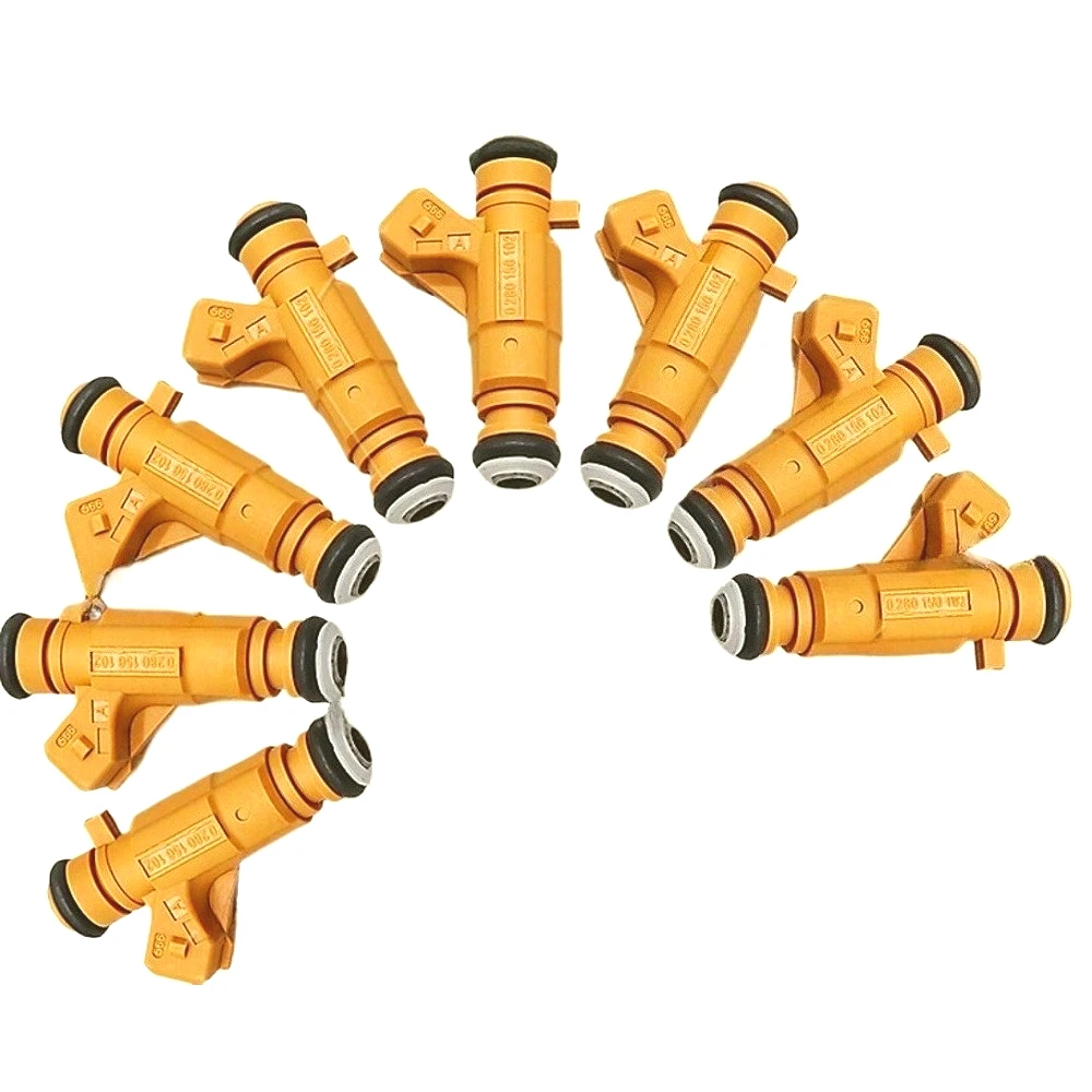 

8PCS FUEL INJECTOR FOR PORSCHE CAYENNE TURBO S 4.5 V8 TT 02-07 955 9PA M48 0280156102 Premium Car Accessories