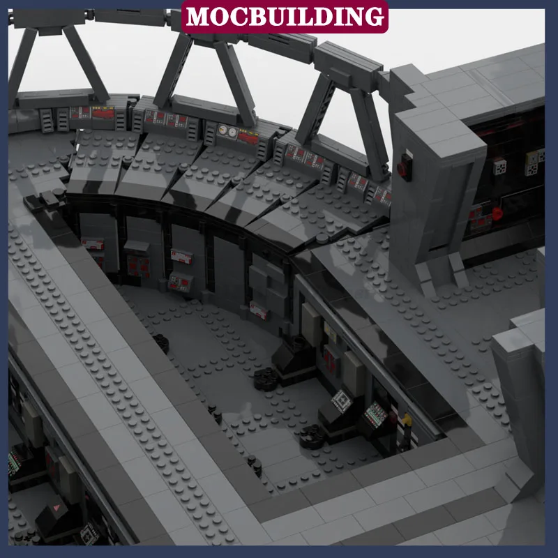 MOC Space Movie Bridge Model Assembly Building Blocks DIY Building Collection Series Toy Gifts