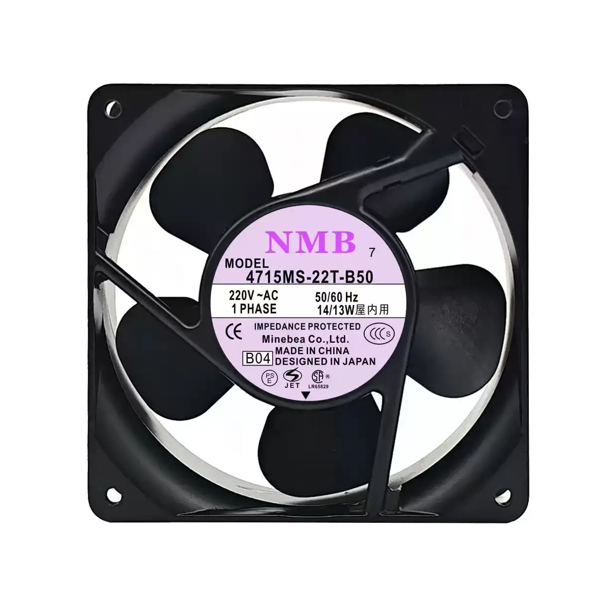 Ventilador Axial Industrial SLIDER para NMB 4715MS-22T-B50 AC 220V 14W 12038 120x120x38mm