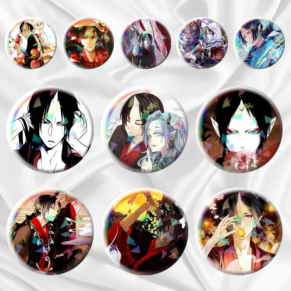 

Hozuki's Coolheadedness Anime 75mm 58mm 44mm 25mm Brooch Backpack Hat Pins Accessories Toys Badge
