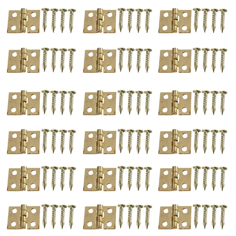 

200PCS 1/12 Toy Room Miniature Furniture Cabinet Closet Mini Hinges