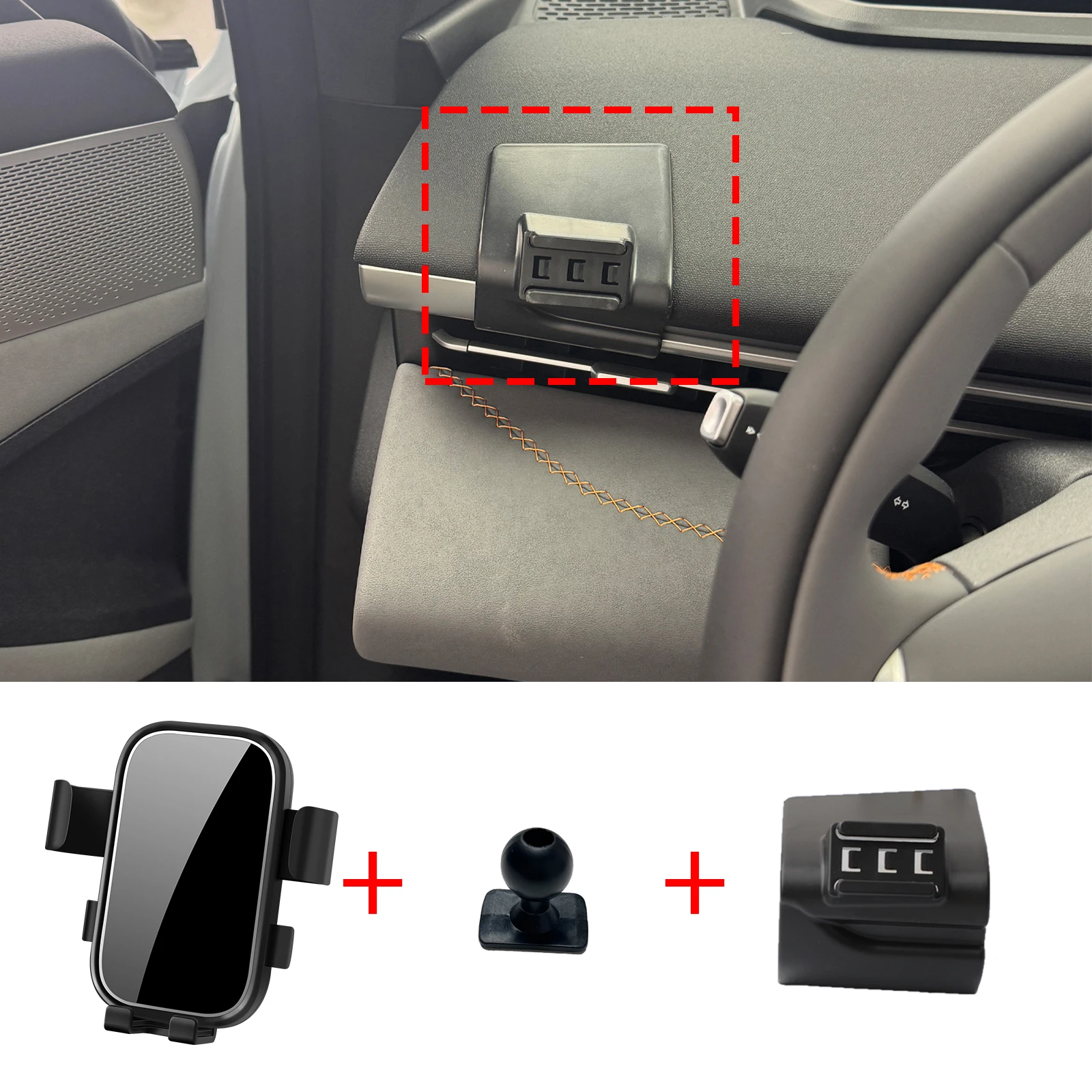 for CHANGAN DEEPAL S05 2024 2025 2026 LHD Phone Stand, Car Interior Holder Stable Support Universal Car Accessories