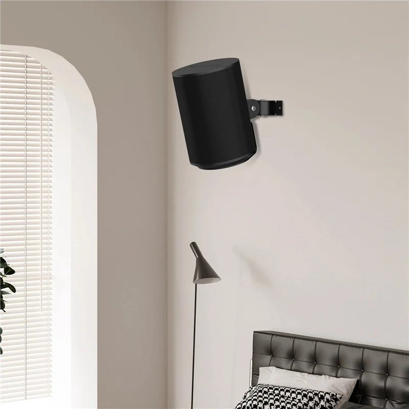 AA60-2X جدار جبل ل Sono Era100 حامل مكبر الصوت الذكي لمكبر الصوت الذكي قوس مكبر الصوت الذكي للتعليق على الحائط الأسود