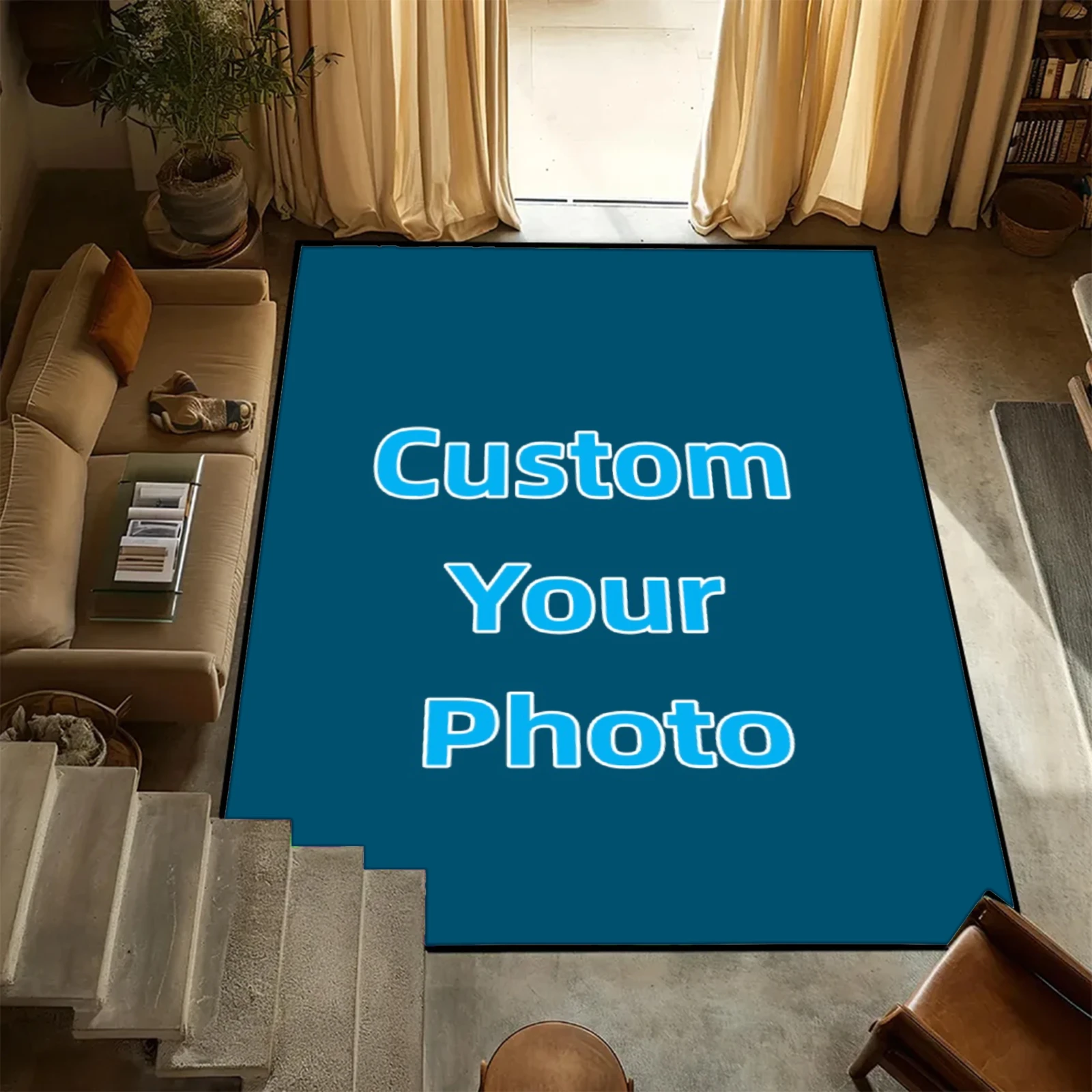 Custom Photo Carpet Personalized Rug Soft Custom Rug For Home Decor Sofa Carpet Birthday Gifts Birthday Gift Christmas Decor