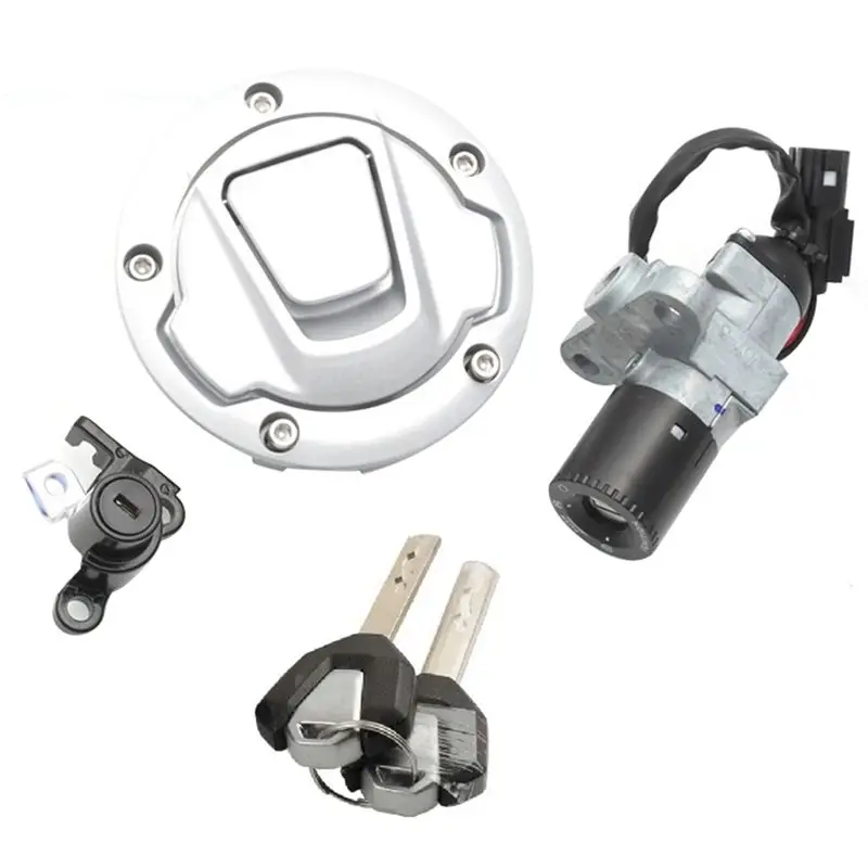 

Simple Motorcycle Accessories Ignition Switch Fuel Gas Cap Lock Key Set For 450SR CF450SR 450NK