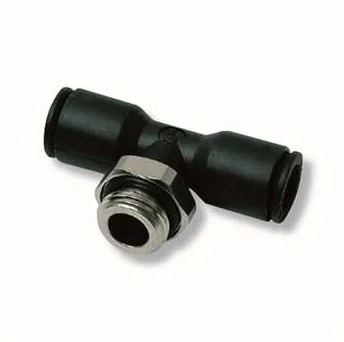 3198/3108 Series T-shaped Main Branch External Thread Three-way Thermoplastic Quick Connector