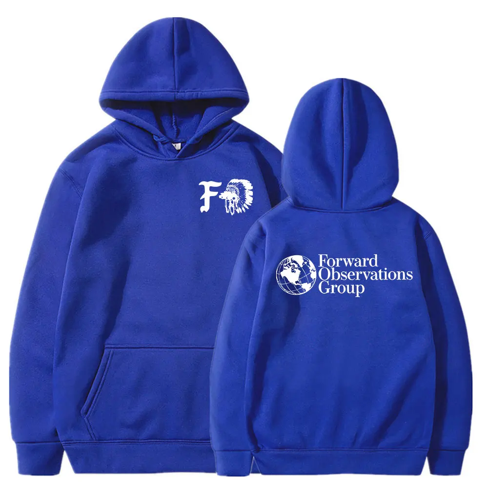 Vintage FOG Forward Observations Group Hoodie Skeleton Graphic