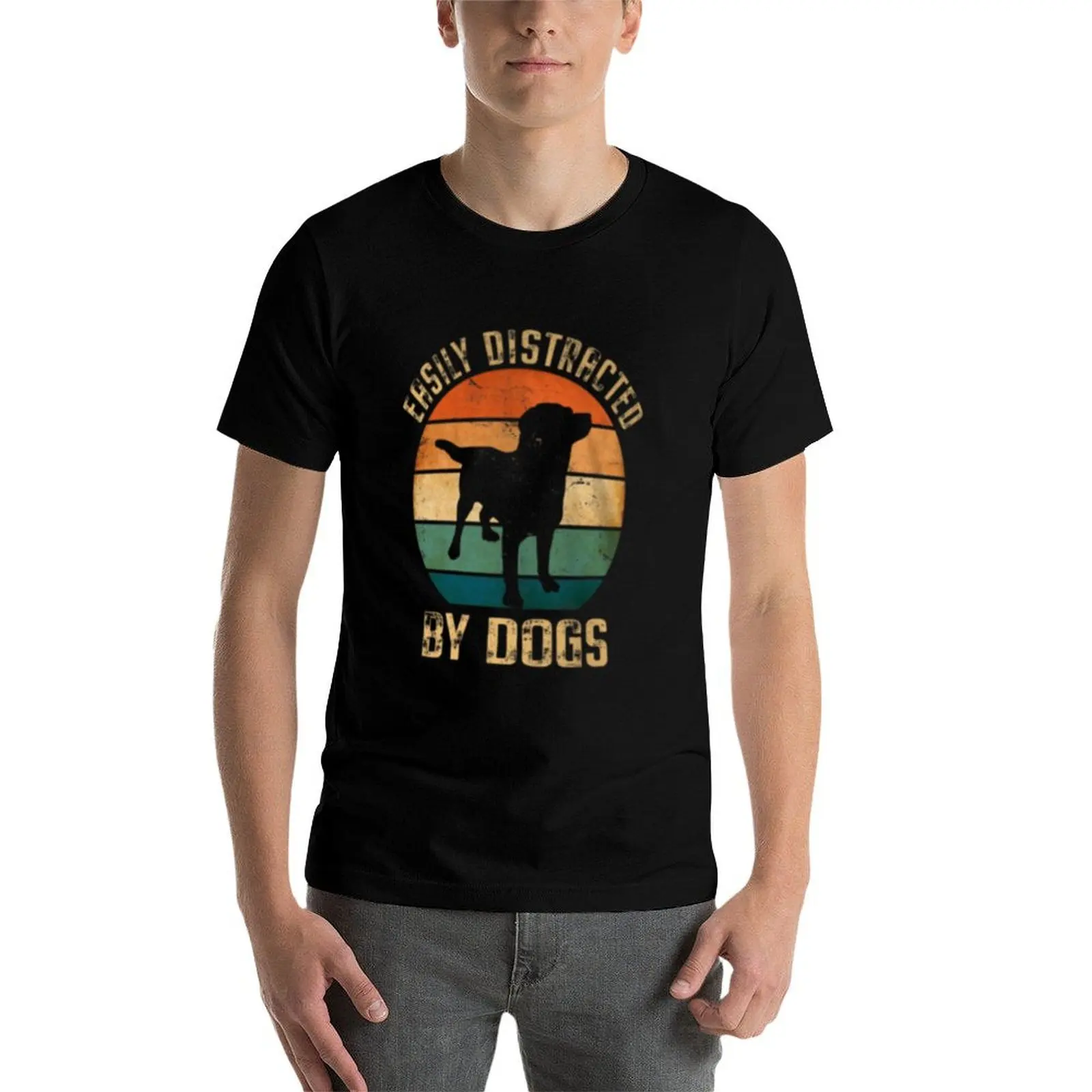 قميص Your My Distracted man Dog، t Dog Pet Easily Day، تي شيرت مخصص للأم والكلب، بواسطة Love قمصان مطبوعة تي شيرت الحب