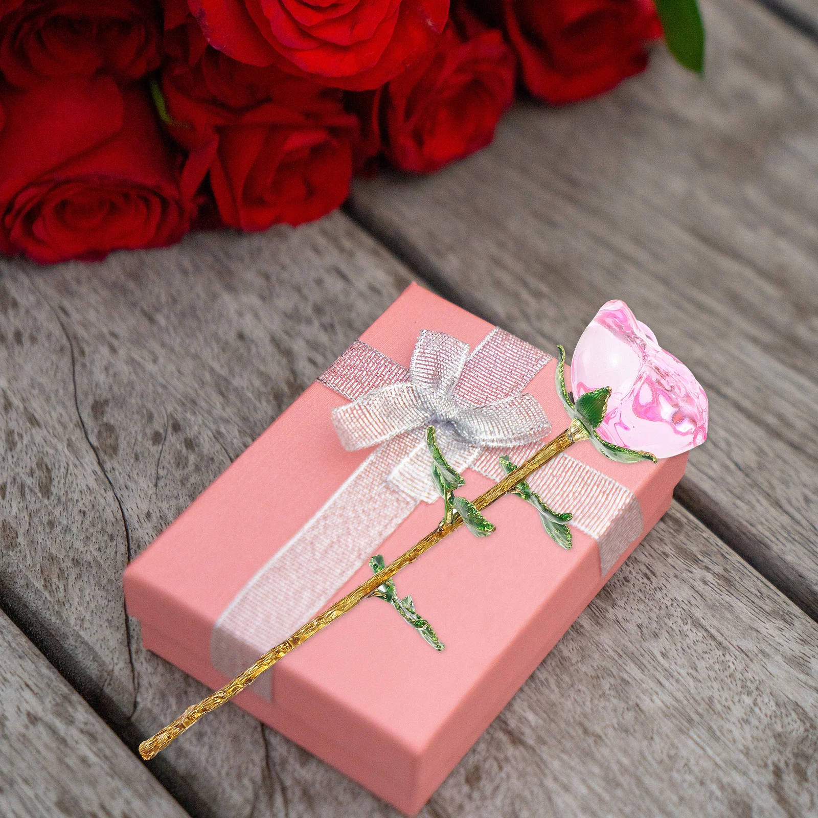 

Home Decoration Flower Arrangement Artificial Flowers Rose Crafts Making Bouquets for Bride